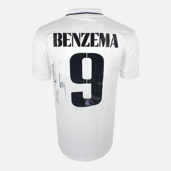 Karim Benzema Signed Real Madrid Shirt 2022-23 Home [9]