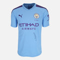 Kevin De Bruyne Signed Manchester City Shirt 2019-20 Home [Front]