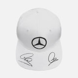 Lewis Hamilton Signed Mercedes AMG Petronas F1 Team Cap [White]