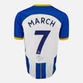 Solly March Signed Brighton & Hove Albion Shirt Home 2022-23 [22]