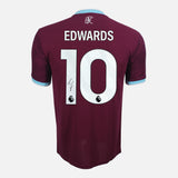 Marcus Edwards Signed Burnley Shirt 2025-26 Home [10]