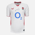 Maro Itoje Signed England Rugby Shirt 2025-26 Home [Front]