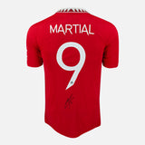 Framed Martial Signed Manchester United Shirt, Cup Home [Mini]