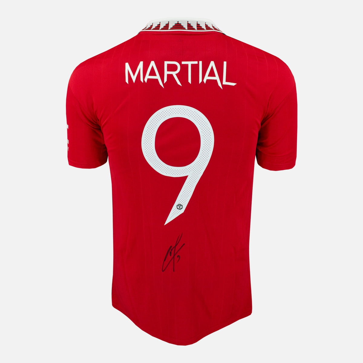 Anthony Martial Signed Manchester United Shirt 2022-23 Home [9] — Official Manchester United shirt signed by Anthony Martial | The Vault