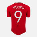 Anthony Martial Signed Manchester United Shirt 2022-23 Home [9]