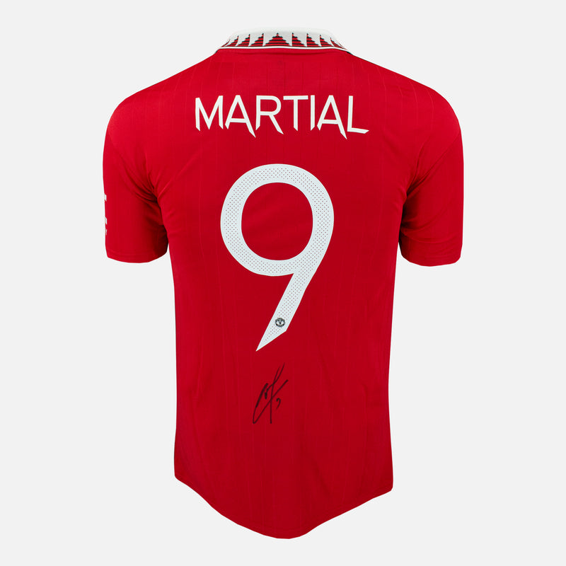 Anthony Martial Signed Manchester United Shirt 2022-23 Home [9]