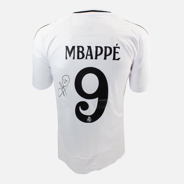 Mbappe Signed Real Madrid Shirt Home Jersey [9]