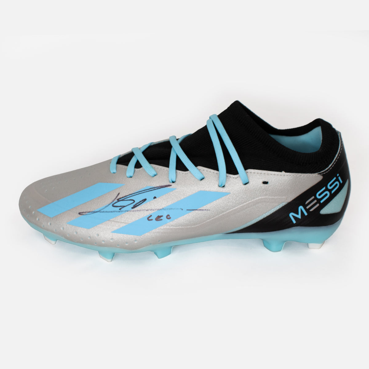 Lionel Messi Signed Football Boot Adidas X Crazyfast [Left] — Showcase and protect your signed Messi football boot | The Vault