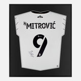 Framed Mitrovic Signed Fulham Shirt, Record Goalscorer [Mini]