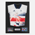 Framed Mo Farah Signed Team GB Shirt Olympic Gold [Classic]