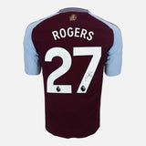 Framed Rogers Signed Shirt, Aston Villa [Lite]