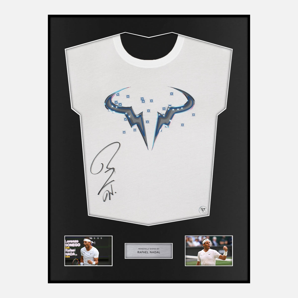 Framed Rafael Nadal Signed Court Shirt [Classic] — Verified autograph with NFC and certificate | The Vault