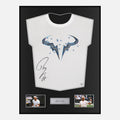 Framed Rafael Nadal Signed Court Shirt [Classic]