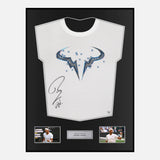 Framed Rafael Nadal Signed Court Shirt [Classic]