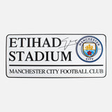 Pep Guardiola Signed Stadium Sign Manchester City