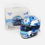 Pierre Gasly Signed Alpine Helmet 2025 F1 [1:2 Scale]