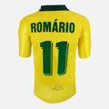 Romario Signed Brazil Shirt Home 1994 World Cup [11]