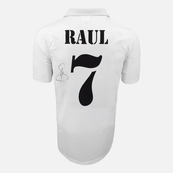 Raul Signed Real Madrid Shirt 2002 Centenary Home [7]