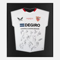 Framed Sevilla Signed Shirt, 2023 Europa League Squad [Lite]
