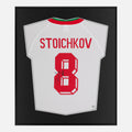 Framed Stoichkov Signed Shirt, Bulgaria 1994 World Cup [Lite]