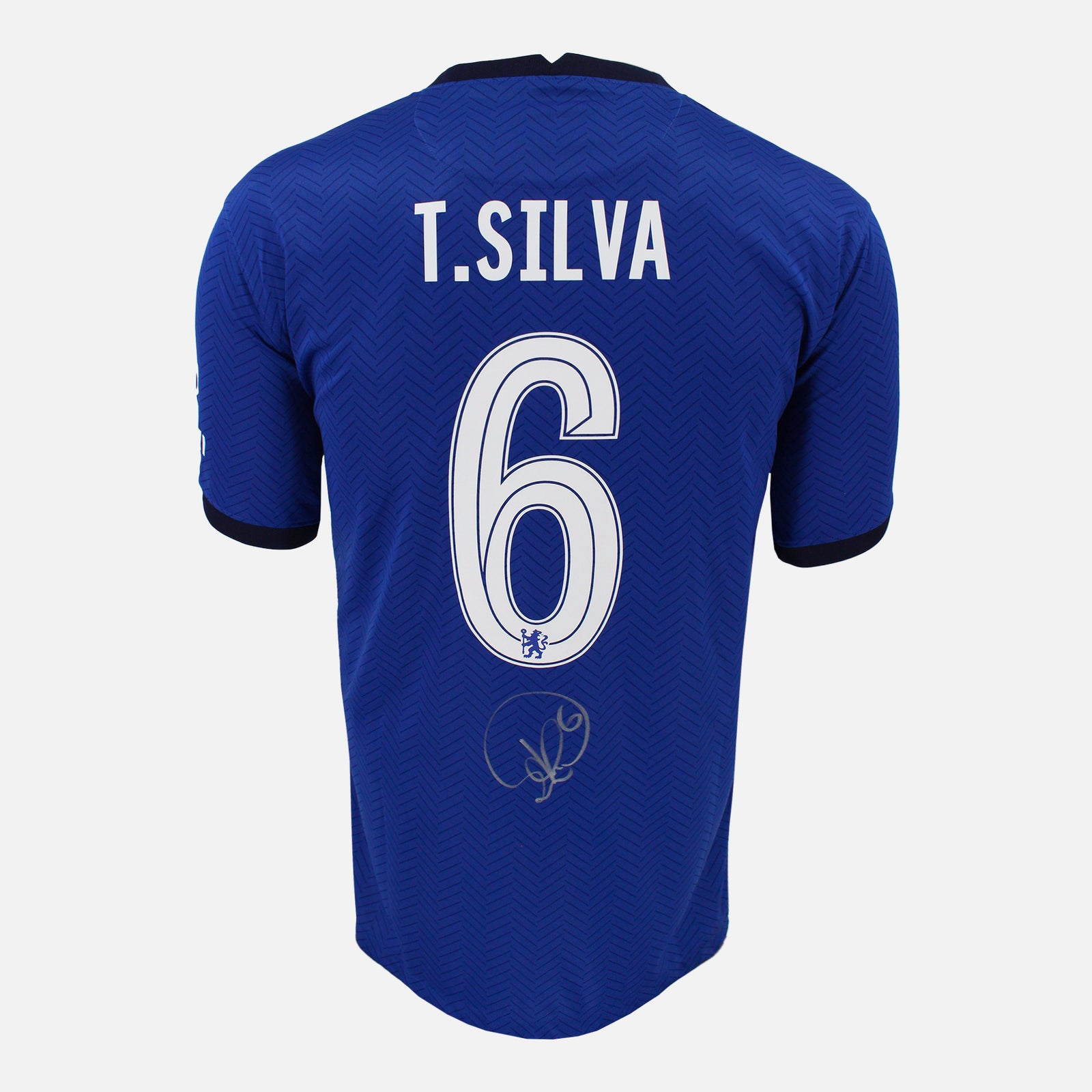 Framed Thiago Silva Signed Chelsea Shirt | Lite