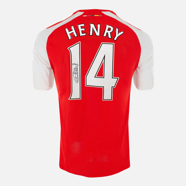 Thierry Henry Signed Arsenal Shirt Home [14]