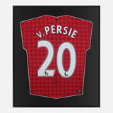 Framed Van Persie Signed Manchester United Shirt Home 2012-13 [Lite]