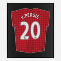 Framed Van Persie Signed Manchester United Shirt Home 2012-13 [Lite]