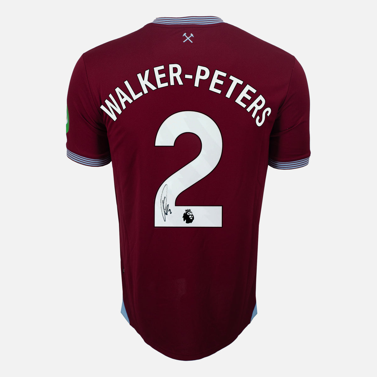 Kyle Walker-Peters Signed West Ham United Shirt 2025-26 Home [2] — West Ham United signed shirt from the 2025 to 2026 season | The Vault