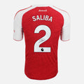 William Saliba Signed Arsenal Shirt 2025-26 Home [2]