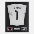 Framed Xabi Alonso Signed Real Madrid Shirt 2025-26 Manager Edition [Classic]