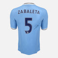 Pablo Zabaleta Signed Manchester City Shirt 2013-14 Home [5]