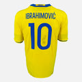Zlatan Ibrahimović Signed Sweden Shirt 2016-17 Home [Front]