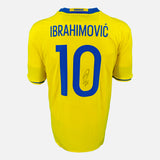 Zlatan Ibrahimović Signed Sweden Shirt 2016-17 Home [Front]