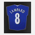 Framed Lampard Signed Chelsea Shirt, Number 8 [Lite]