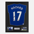 Framed Eden Hazard Signed Chelsea Shirt 2012-13 Home [Classic]