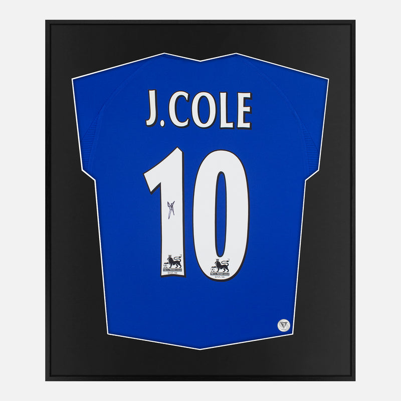 Framed Joe Cole Signed Shirt, Chelsea, Blue Home [Lite]