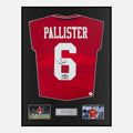 Framed Gary Pallister Signed Manchester United Shirt Home [Classic]
