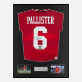Framed Gary Pallister Signed Manchester United Shirt Home [Classic]