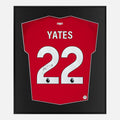 Framed Ryan Yates Signed Shirt, Nottingham Forest Home [Lite]