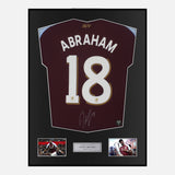 Framed Tammy Abraham Signed Aston Villa Shirt [Classic]