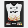 Framed Tomas Soucek Signed West Ham Shirt 2023 Conference Final [Classic]
