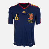 Andres Iniesta Signed Spain Shirt 2010 World Cup Away [6]