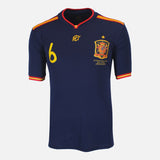 Andres Iniesta Signed Spain Shirt 2010 World Cup Away [6]