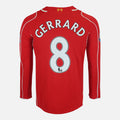 2014-15 Liverpool Home Shirt Gerrard 8 long sleeve [Excellent] M