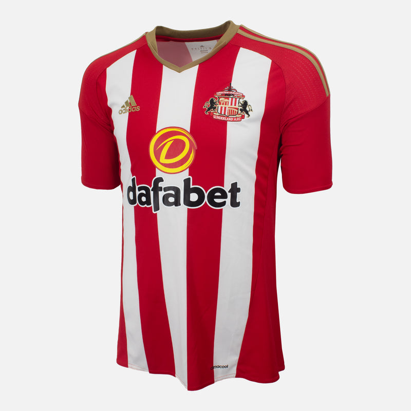 Jermain Defoe Signed Sunderland Shirt 2016-17 Home [18]