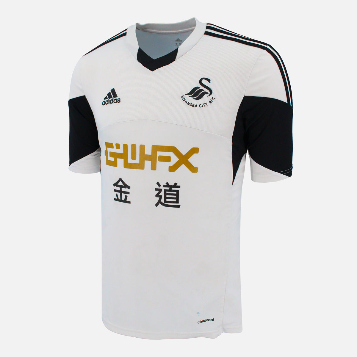 2013-14 Swansea City Home Shirt [Excellent] M — Verified official Swansea City shirt, condition graded | The Vault