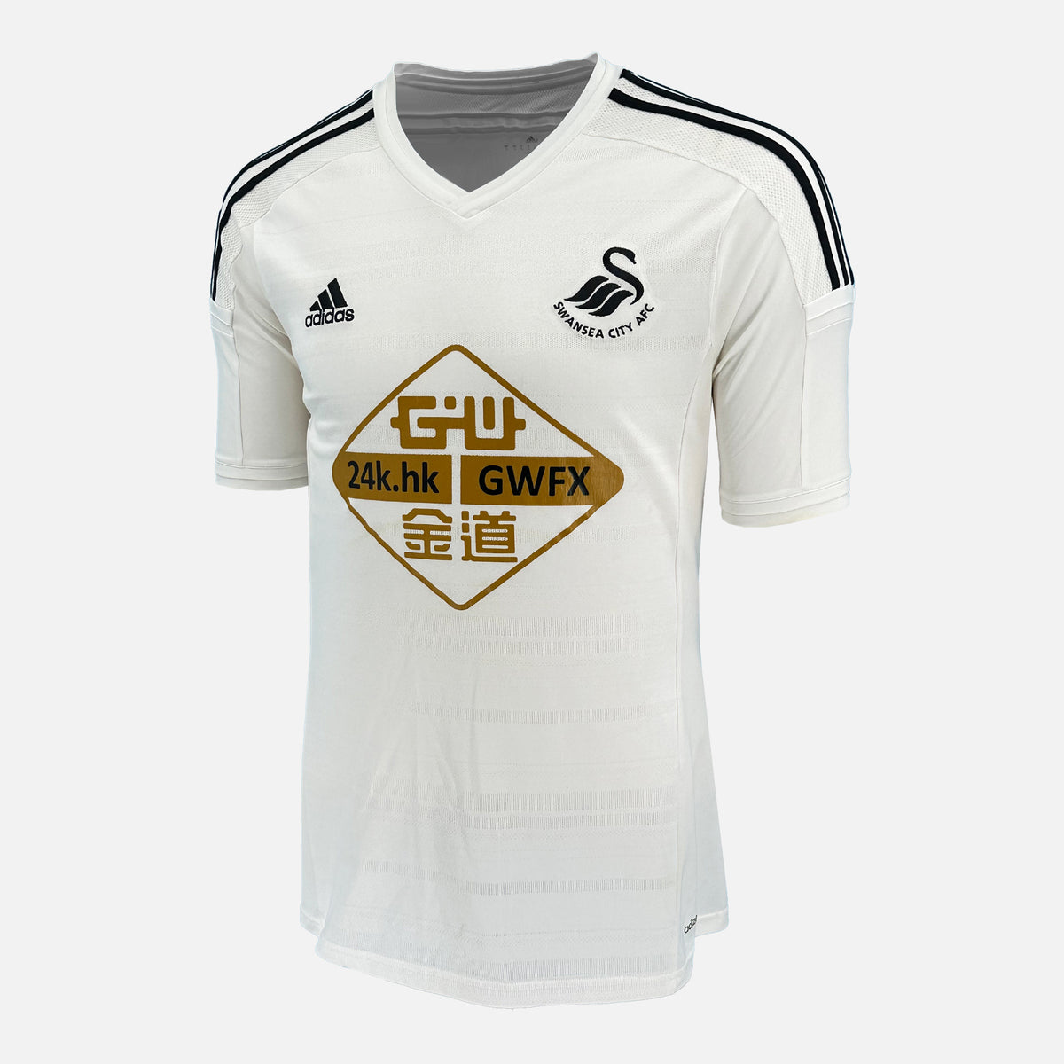 2014-15 Swansea City Home Shirt [Excellent] L — Verified official Swansea City shirt, condition graded | The Vault