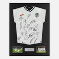 Framed Squad Signed Swansea City Shirt Home [Classic]