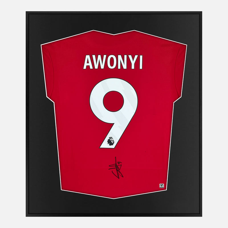 Framed Awoniyi Signed Shirt, Nottingham Forest Home [Mini]